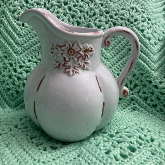 Bella Casa By Gantz Pumpkin Shape Water Pitcher - Picture 1 of 7